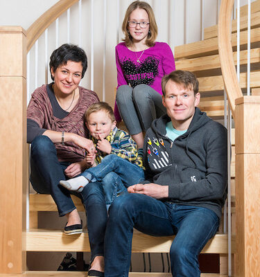 The Ivanov Family at home in Niwot, Colorado.  Photographed by Terry A. Ratzlaff February 15, 2016 for Psychologies Russia Magazine.